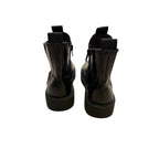 Zara Kids Patent Leather Zip Boots - Black - Size EU 34 US 2.5