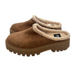DV Dolce Vita Women's Laddie Cozy Platform Clog Mules - Tan - Size