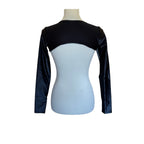 NOLI Bolero Long Sleeve Crop Top - Black - Size Small