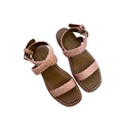 Ulla Johnson Gemma Woven Raffia Espadrille Sandals - Blush - Size 9.5
