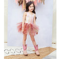 ILOVEPLUM Bae Watercolor Tutu Dress - Poppy Orange - Size 8