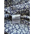Nili Lotan Normandy Blouse - Blue White Floral - Small