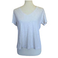 Perfectwhitetee Hendrix Cotton Boxy V Neck tee - Hethered Cream - Medium