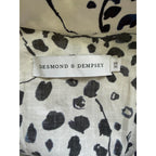 Desmond & Dempsey Long Sleeve Pajama Top - The Jag Cream - XS