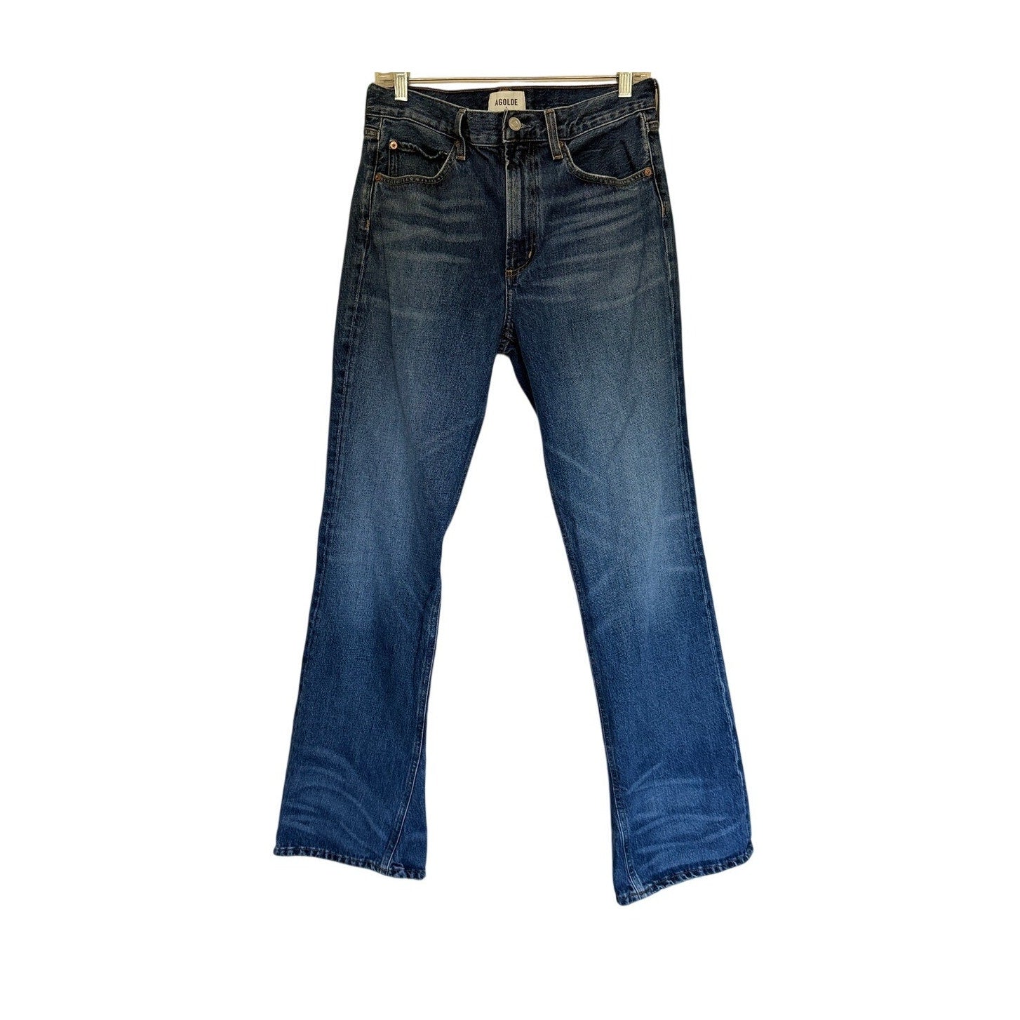 AGOLDE Mid Rise Kick Boot Jeans -  Stencil - Size 29
