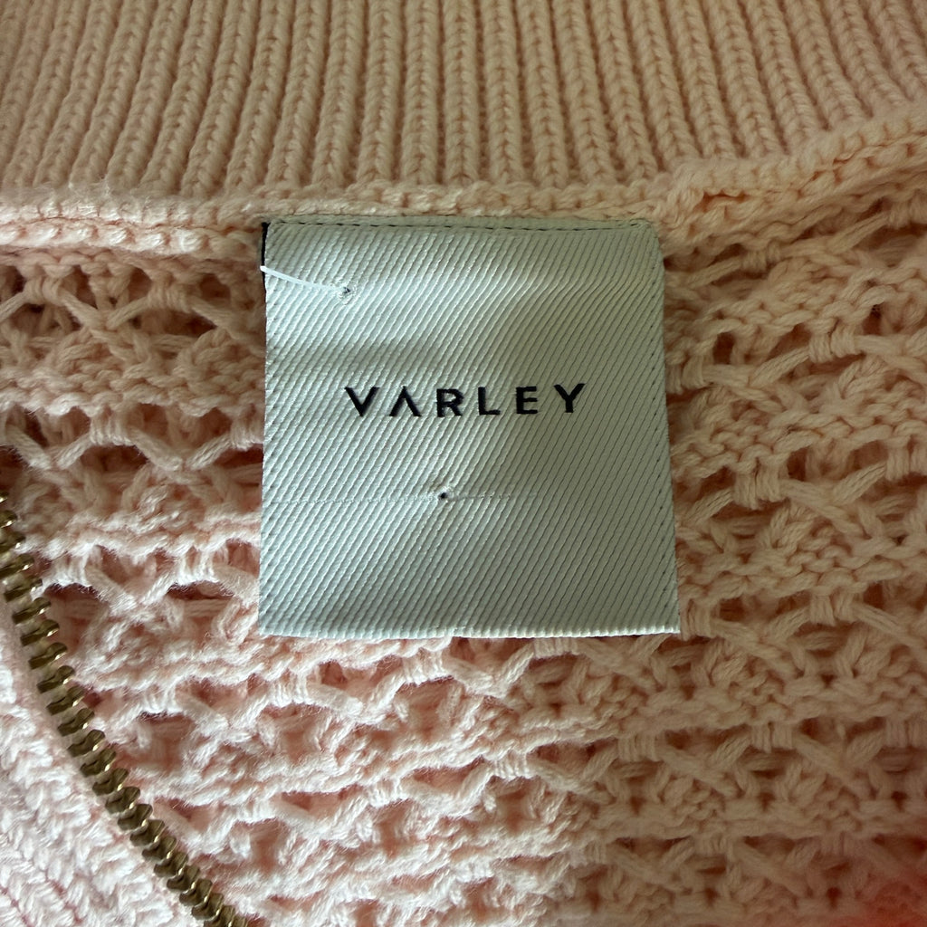 Varley Bains Half Zip Tank in Silver Peony