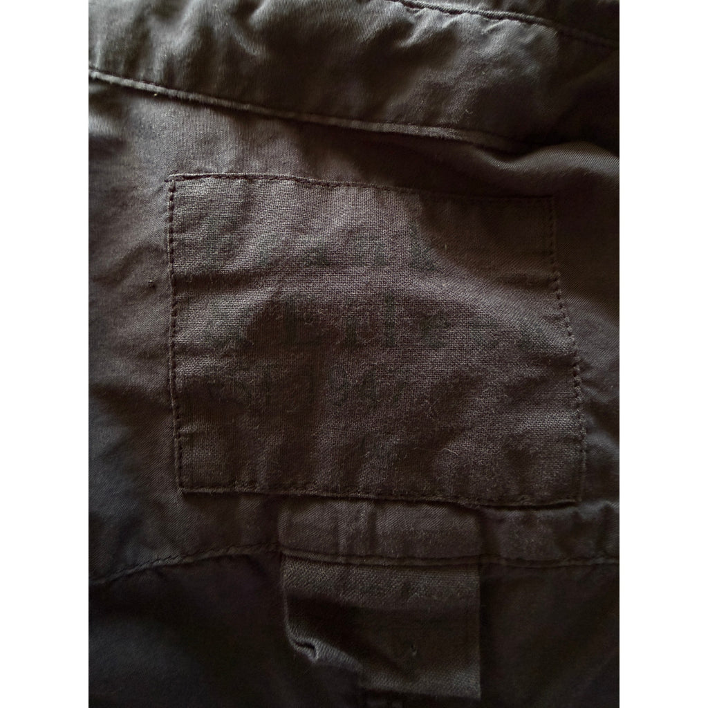 Frank & Eileen Barry Button Up Cotton Shirt - Black - Size Small