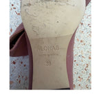 Alohas Sway Leather Flats - Pink - Size 39 US 8.5