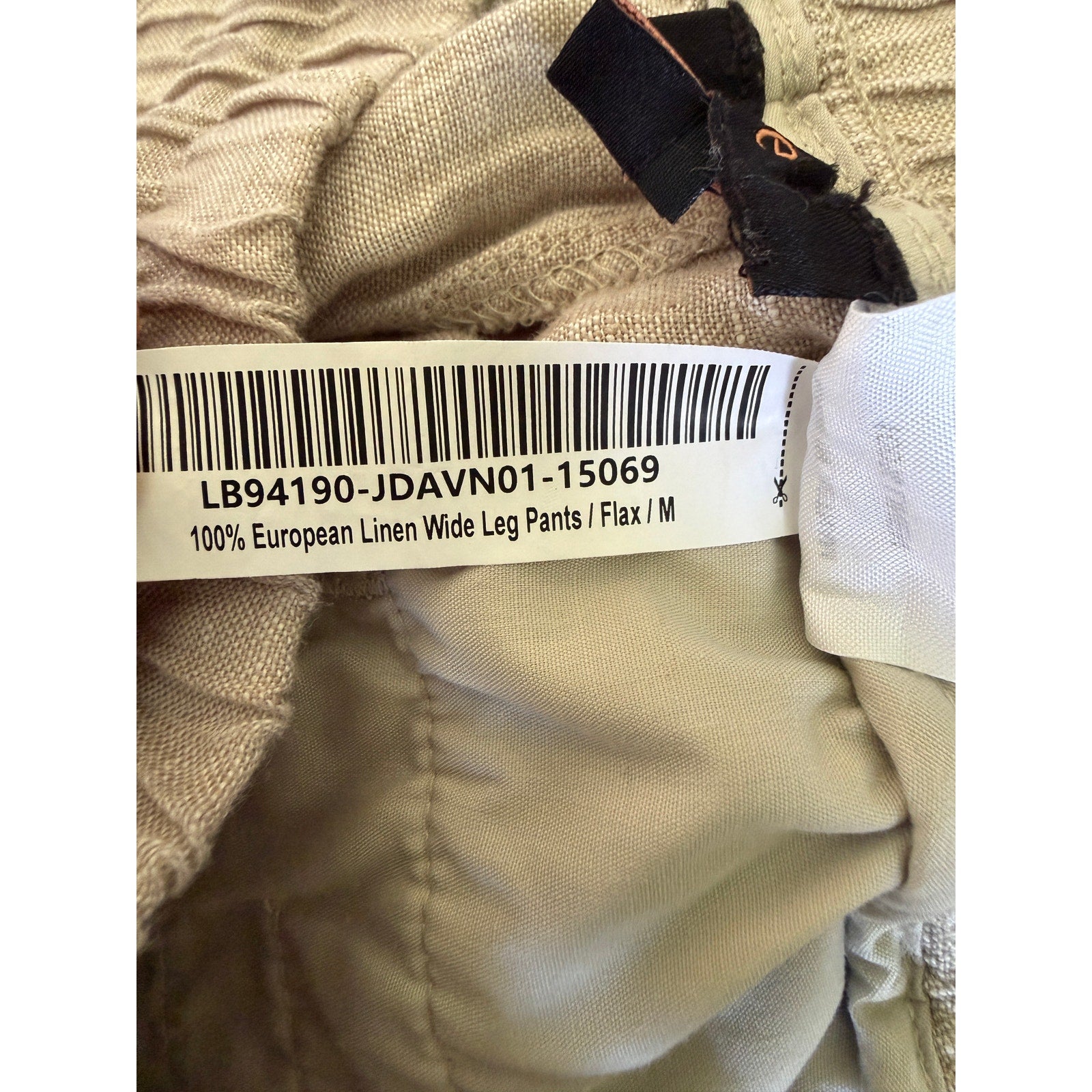 Quince 100% European Linen Wide Leg Pants - Flax - Medium