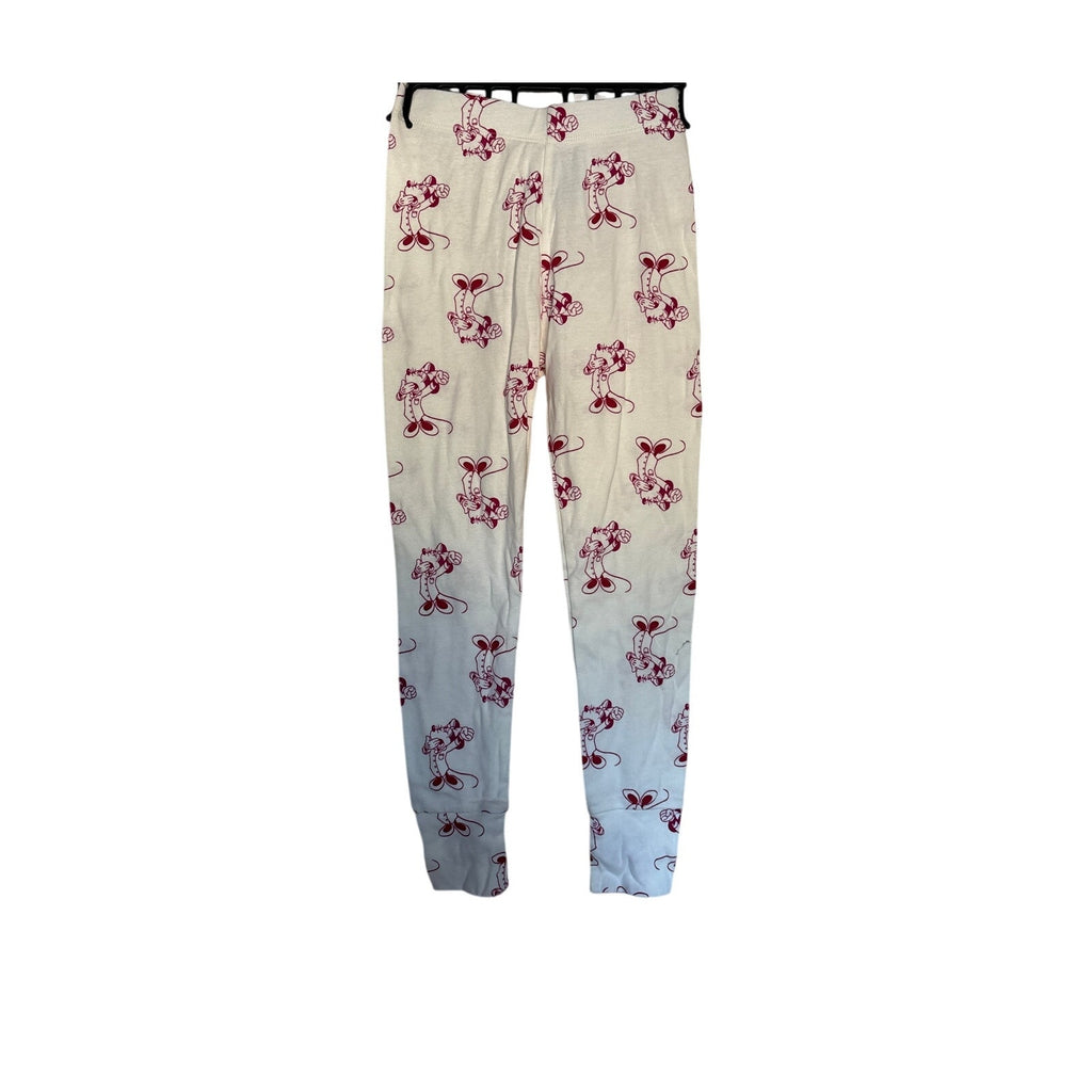 Gap Kids Disney Minnie Mouse Print Organic Cotton PJ Set - Ivory Frost - Size 6