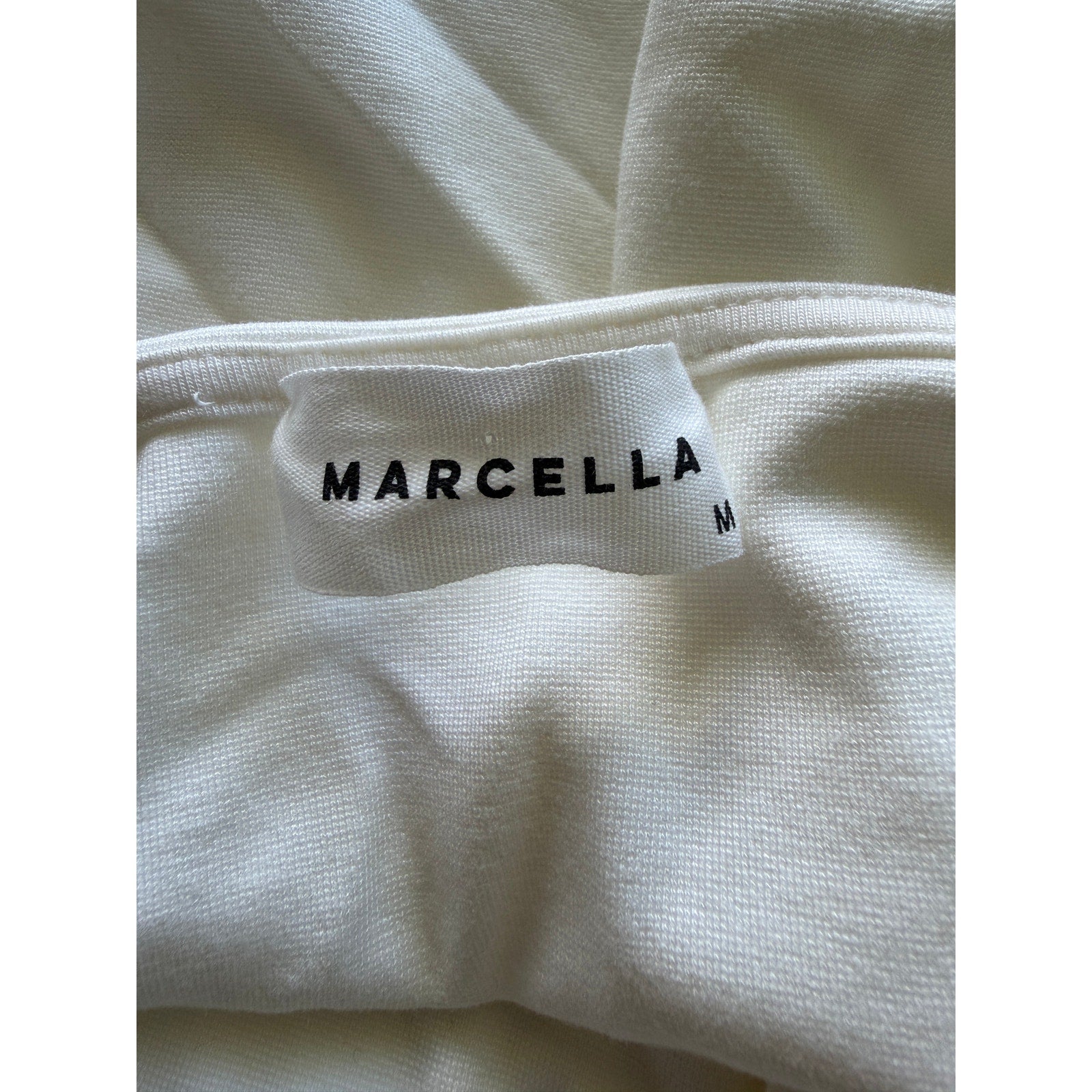 Marcella NYC Manhattan One-Shoulder Top - Off White - Medium