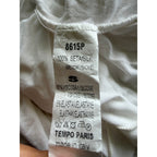 Tempo Paris Silk Flora Embroidered Tunic - White - Size Small
