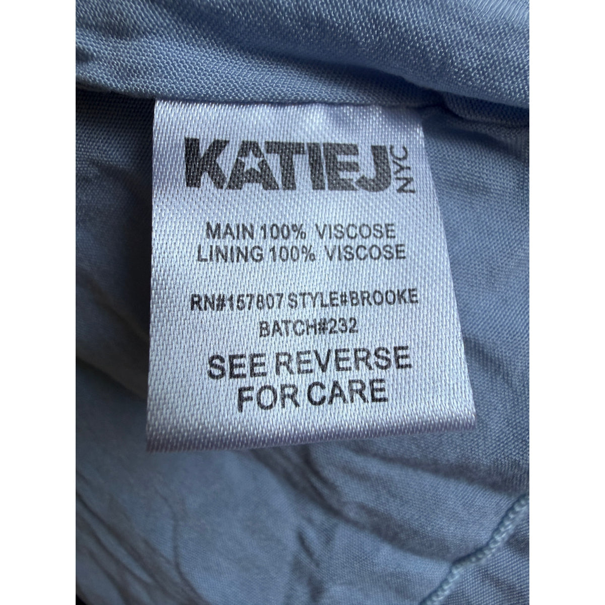 KATIEJ NYC Junior Brooke Solid Skirt - Baby Blue - Size XS