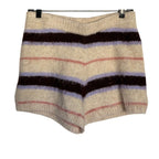 L SPACE Montauk Shorts - Prep School Stripe - Size Large