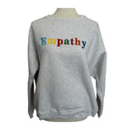 THE MAYFAIR GROUP Empathy Oversized Sweatshirt - Gray - One Size