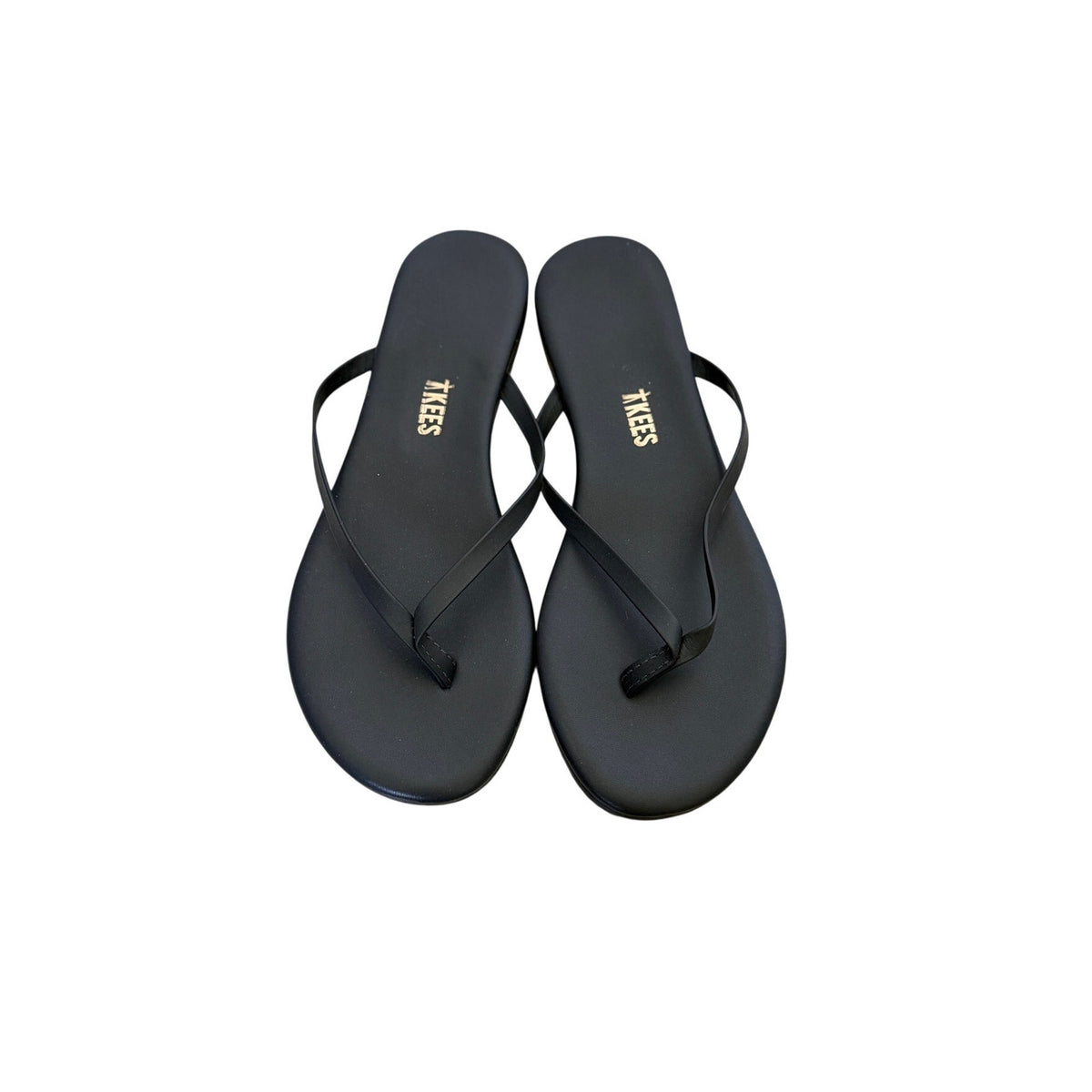 Tkees Lily Flip Flops - Washed Black - Size 5