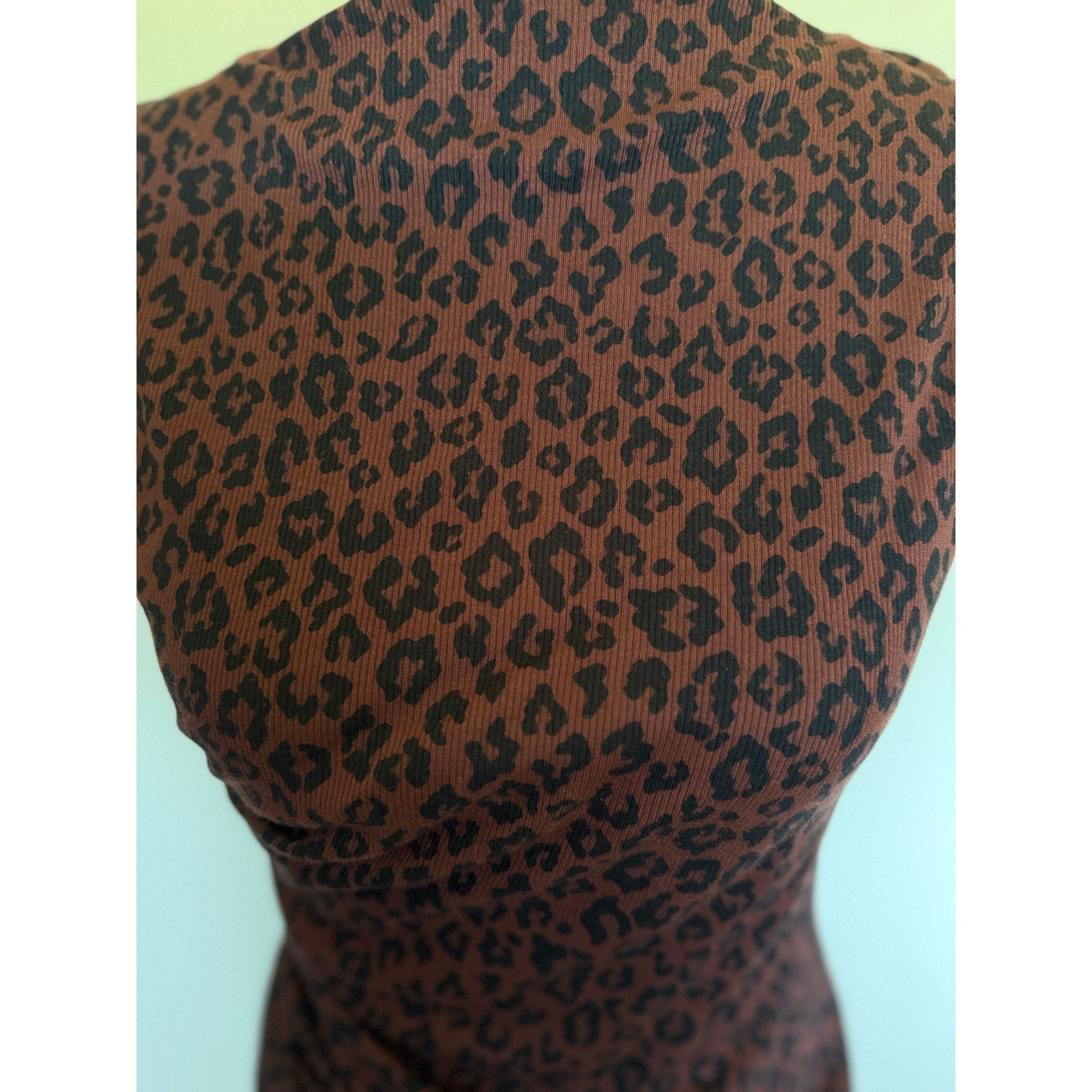 MICHAEL STARS Reign Ruched Sleeveless Midi Dress - Printed Espresso - Size Small