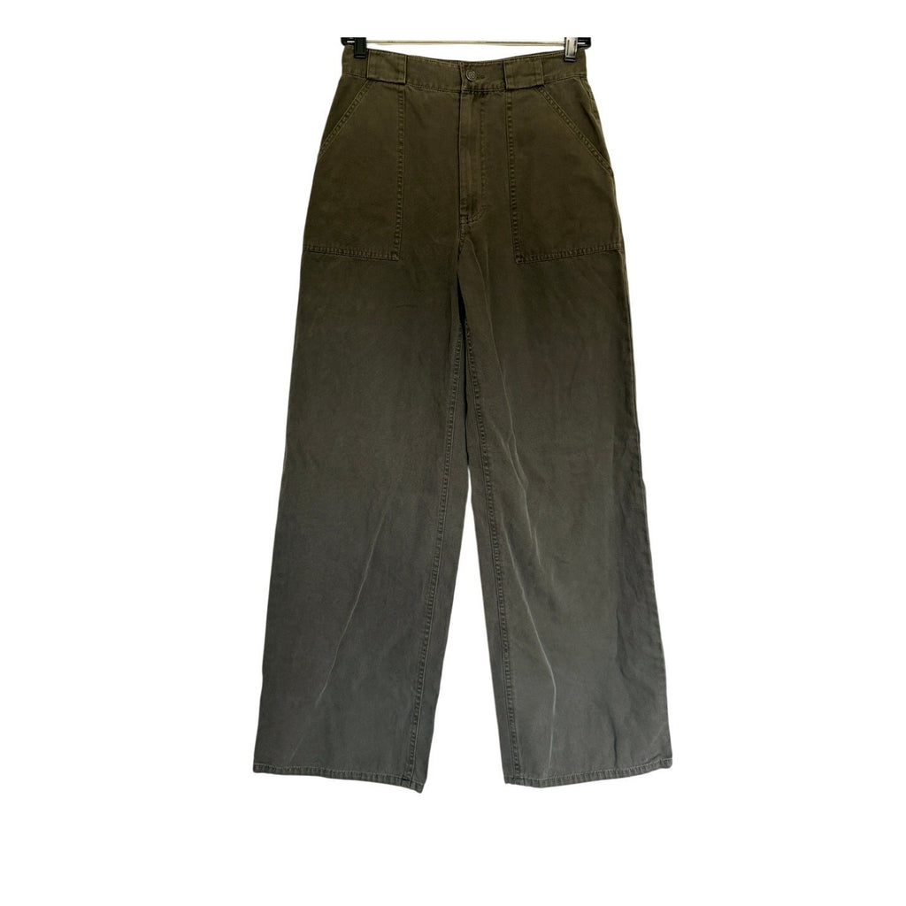 Anine Bing Grayson Pant - Army Green - Size 25