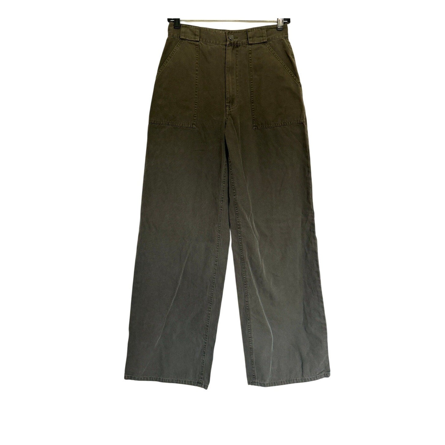 Anine Bing Grayson Pant - Army Green - Size 25
