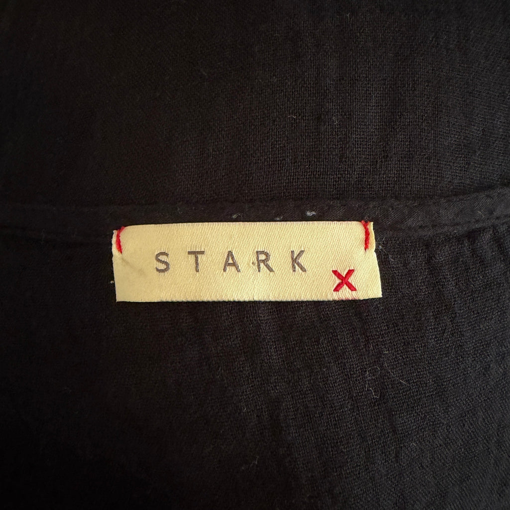 Stark X Pamela Maxi V-Neck Dress - Black - Large