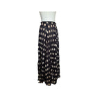 J.CREW Gwyneth Polka Dot Chiffon Midi Skirt - Black and Cream - Size 2