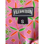 Vilebrequin Button Down Waist Tie Print Shirt Dress - Small
