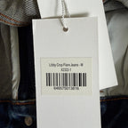Petite Studio NYC Libby Crop Flare Jeans - Blue - M/6