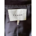 Frame Classic Velvet Blazer  - Charcoal - Size 0