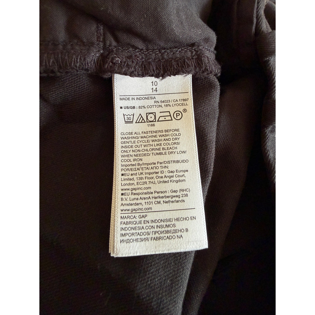 Gap × DOEN High Rise Pleated Trousers - Black - Size 10
