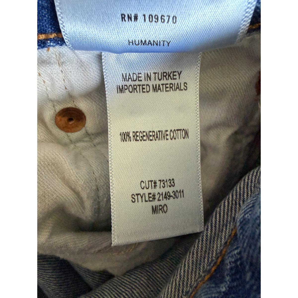 Citizens of Humanity Miro Jeans - Pacifica Wash - Size 27