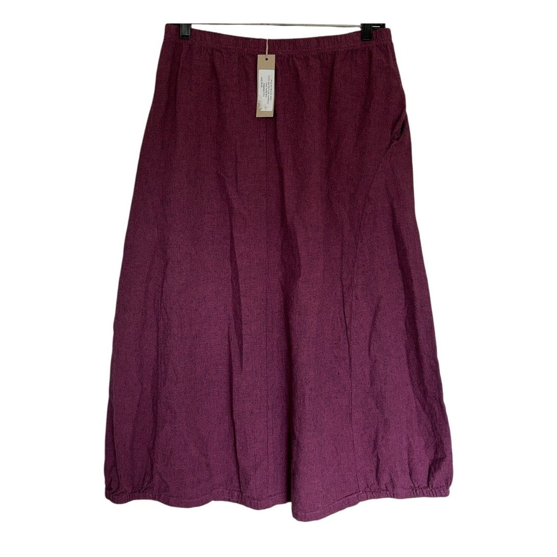 Cut Loose Crosshatch Side Elastic Skirt - Rhubarb - Medium - 4199518