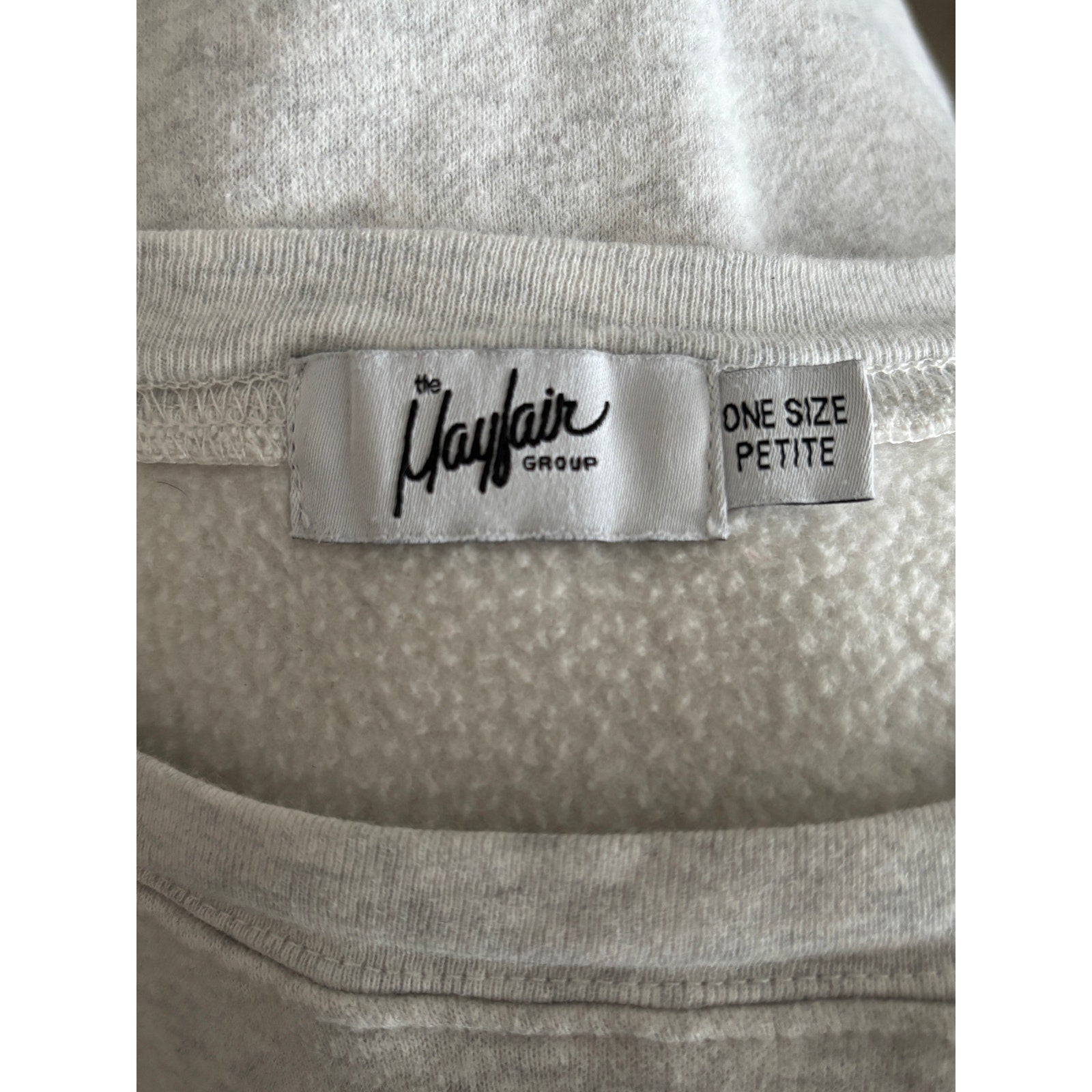 THE MAYFAIR GROUP Empathy Oversized Sweatshirt - Gray - One Size