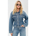 AGOLDE Zyla Cinch Jacket - Cascade Blue - Size Medium
