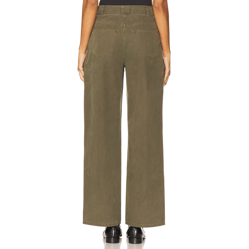 Anine Bing Grayson Pant - Army Green - Size 25