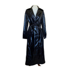 Amanda Uprichard Lansing Coat in Patent - Black Patent - XS