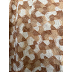 Vintage Jan and Carlos Geometric Pattern Knit Capri Pants - Cream/Tan - Size IT 40 US  6