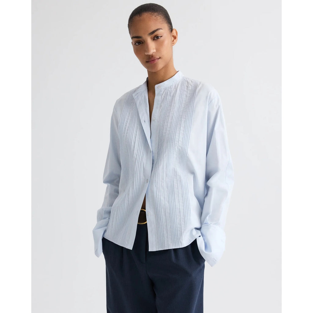 TWP Painter Shirt in Compact Poplin - Plein Air - Small