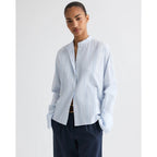 TWP Painter Shirt in Compact Poplin - Plein Air - Small