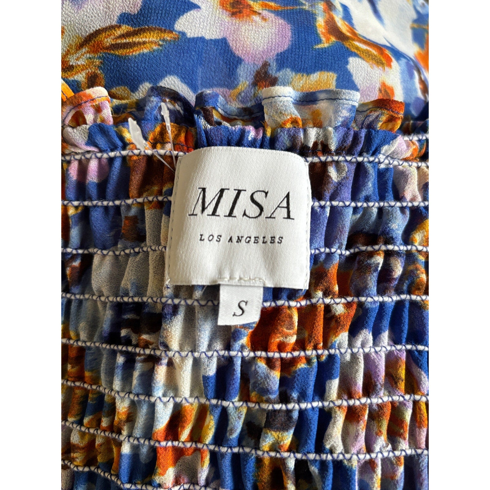 Misa Los Angeles Aila Dress - Blue Pansy - Size Small