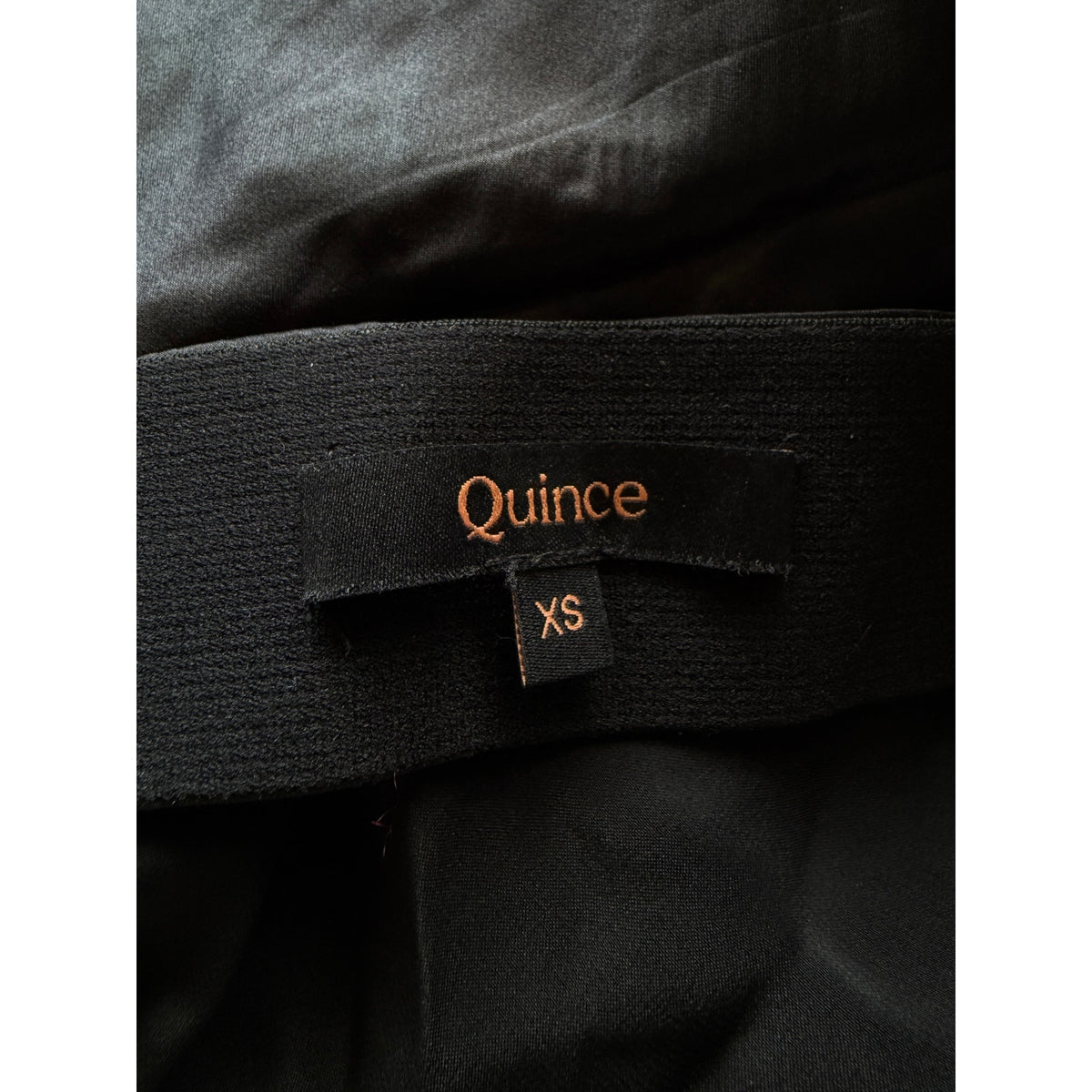 Quince 100% Washable Silk Mini Skirt - Black - Size Extra Small