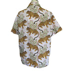 Print Fresh Short Sleeve PJ Top in Bagheera Print - Large