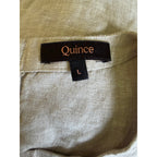 Quince 100% European Linen Tank - Flax - Large