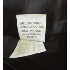 Dissh Nicci Black Linen Strapless Top - Black - Size US 2 / AU 6