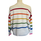 Sundry Striped Rainbow Sweater - Size 0/XS