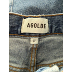 AGOLDE Twist Low Slung Baggy Jeans - Myth Blue - Size 27