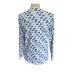 Roller Rabbit Moby Pajama Top - Blue Whale Print - Size Medium