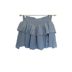 KATIEJ NYC Junior Brooke Solid Skirt - Baby Blue - Size XS