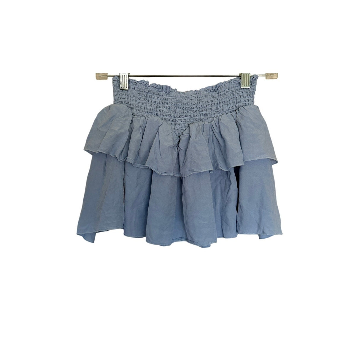 KATIEJ NYC Junior Brooke Solid Skirt - Baby Blue - Size XS