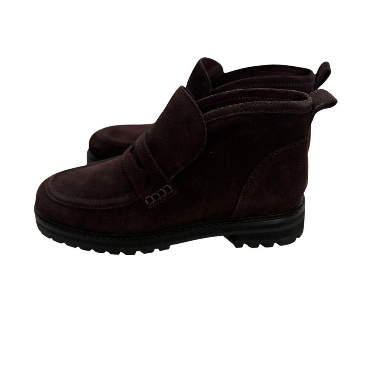 MADEWELL The Ryder Ankle Boot - Coffee Bean Brown - Size 8