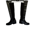 DONALD J PLINER Ronda Tall Leather Boots - Black - Size 7